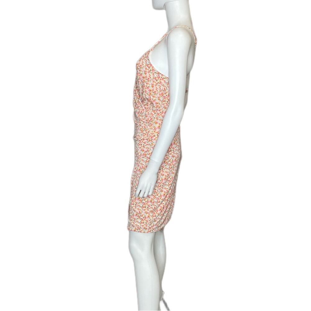 BCBGeneration Summer Short Faux Wrap Dress Painted Pastel Women’s Sz 8 - Picture 3 of 11